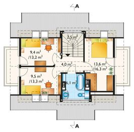 Poddasze projektu - Ruta - murowana – silikaty