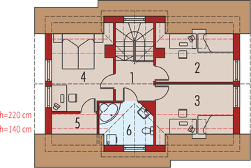 Poddasze projektu - Magnolia G1