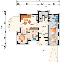 Parter projektu - Zadora - murowana – keramzyt