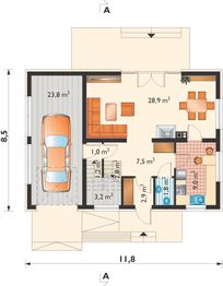 Parter projektu - Zeta - murowana – beton komórkowy
