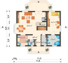 Parter projektu - Zora - murowana – beton komórkowy