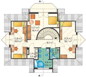 Poddasze projektu - Rezeda (593)