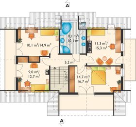 Poddasze projektu - Wodnik As (1262)