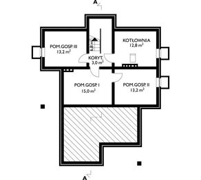 Piwnica projektu - Sezam - murowana – ceramika