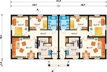 Parter projektu - Telimena - murowana – beton komórkowy