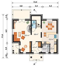 Parter projektu - Adonis - murowana - ceramika