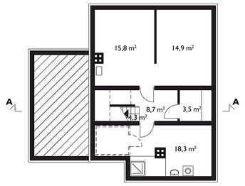 Piwnica projektu - Damazy - murowana – ceramika