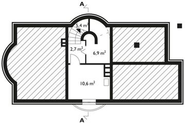 Piwnica projektu - Foka - murowana – beton komórkowy