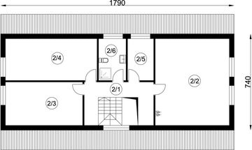 Poddasze projektu - A-25