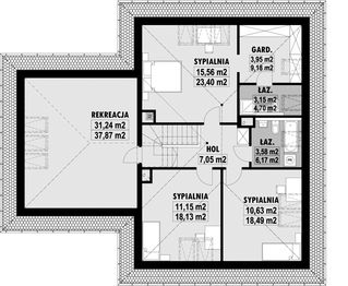 Poddasze projektu - E-108