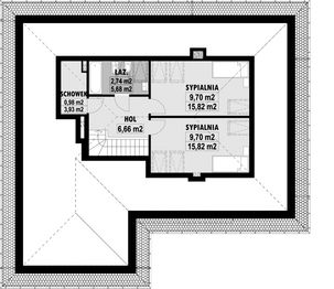 Poddasze projektu - E-134