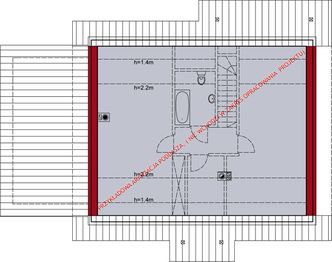 Poddasze projektu - Dom na Alasce 1