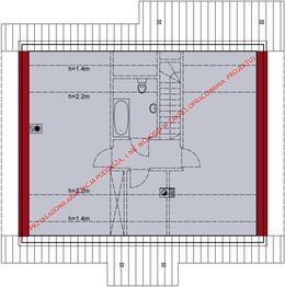 Poddasze projektu - Dom na Alasce 2