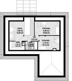 Poddasze projektu - E-129