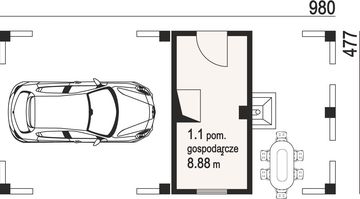 Parter projektu - Budynek gospodarczy mazurski 2 gpm 2