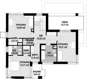 Piętro 1 projektu - E-137