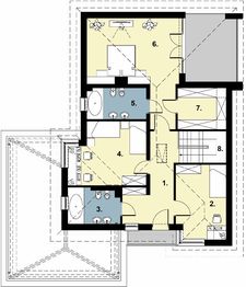Piętro 1 projektu - D59B - Arek B