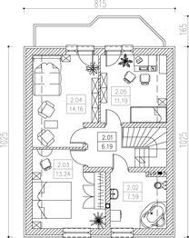 Poddasze projektu - Kro