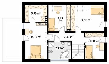Poddasze projektu - Calineczka 4