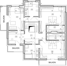 Piętro 1 projektu - DN 003