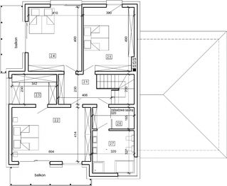 Piętro 1 projektu - DN 015