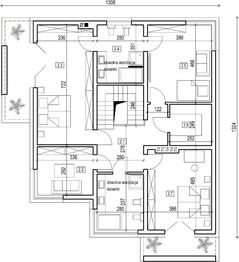 Piętro 1 projektu - DN 021