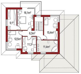 Piętro 1 projektu - Boss B