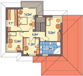 Piętro 1 projektu - Boss wersja B - paliwo stałe
