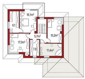 Piętro 1 projektu - Boss A