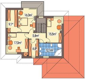 Piętro 1 projektu - Boss wersja A - paliwo stałe