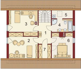 Poddasze projektu - Bruno 2 PS