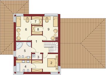 Piętro 1 projektu - Telmun 2