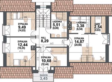 Poddasze projektu - Koralgol II N 2G