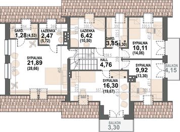 Poddasze projektu - Puchatek N 2G