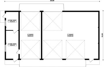 Parter projektu - G166 - Budynek garażowo - gospodarczy