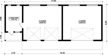 Parter projektu - G169 - Budynek garażowo - gospodarczy