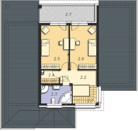 Poddasze projektu - Lagos III DCP117b