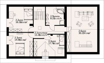 Poddasze projektu - Osiek 51