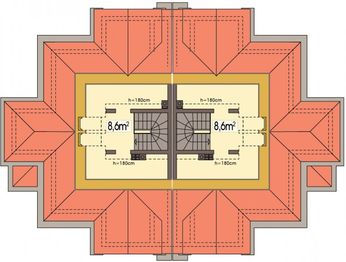 Poddasze II projektu - WILLA VENUS bliźniak