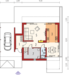 Parter projektu - EX 12 soft (z wiatą)