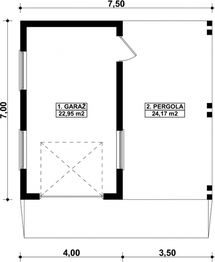 Parter projektu - G174 - Budynek garażowy