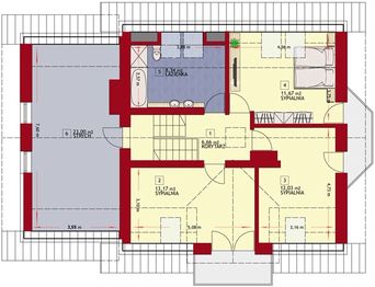 Poddasze projektu - Dom w Oregonie 3