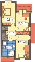 Poddasze projektu - Mozaika segment skrajny prawy