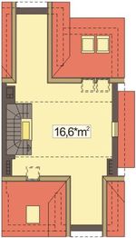 Poddasze II projektu - Mozaika segment skrajny prawy