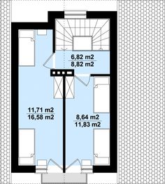 Poddasze projektu - G172 - Budynek letniskowy