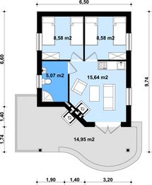 Parter projektu - G135 - Budynek letniskowy
