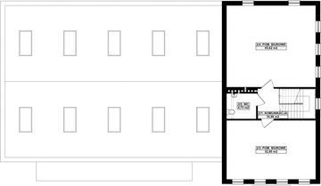 Piętro 1 projektu - G205 - Budynek warsztatowy