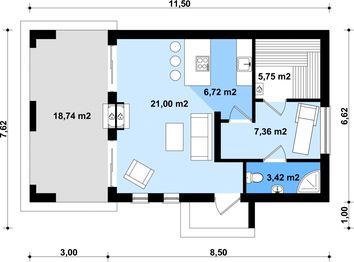 Parter projektu - G201 - Budynek rekreacyjny z sauną
