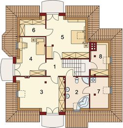 Poddasze projektu - Adonis