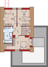 Poddasze projektu - E13 III G1 economic